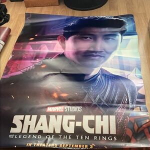 Wall sized Shang-Chi Art Poster. Set of 4. Will sell separately for $30.